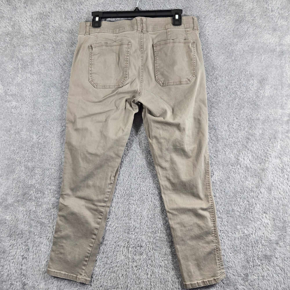 Democracy Ab Technology Khaki Cargo Ankle Womens 8 Tan Stretch Utility Slimming - Picture 2 of 8